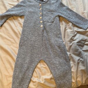 Zara Charcoal Kids One Piece Footie